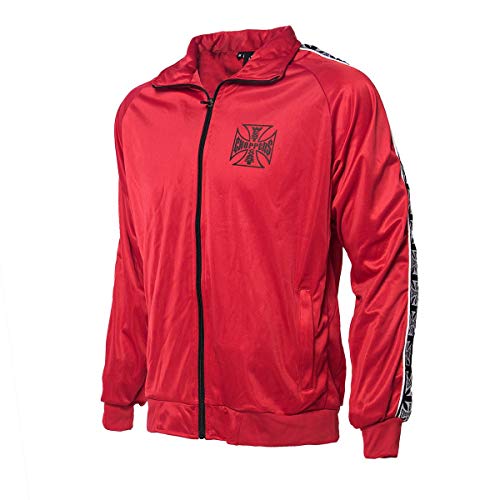 Image of WEST COAST CHOPPERS Men's Training Jacket OG Red - Red - Large