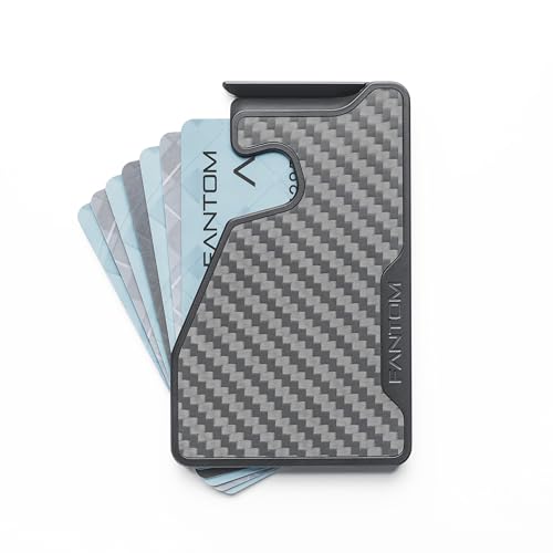 FANTOM X �J�[�h�t�@�j���O���z RFID�A���~�J�[�h�z���_�[, �Y�f�@��, Extra Slim 4-7, �~�j�}���X�g �A���~�J�[�h �t�@�j���O�E�H���b�g Fantom�A�^�b�`�����g�Ή�