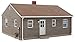 Walthers Cornerstone Postwar Prefab House 933-4152 HO Scale Model Railroad - Structure Kit
