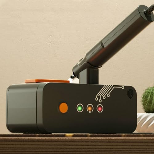 Ultradźwiękowy nóż tnący, elektryczny nóż z 3 regulowanymi poziomami mocy, wbudowane przechowywanie ostrzy, idealny do udoskonalania nadruków, modeli 3D, PCW, drewna i innych