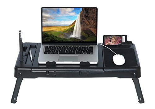 DG Sports Repositionable LED Light Integrated Cooling Fan with 4 USB Ports, Black