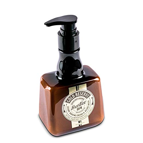 Hunter 1114 Gold Reserve Luxury Shaving Cream & Beard Wash for Men, 250 ml - Image 3