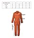 Natural Uniforms Mens Long Sleeve Zip Up Twill Coverall, Stain and Wrinkle Resistant (Hunter Green, Medium Tall)