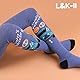 L&K-II 3er Jungen Strumpfhose Baby Jungen Kinder Strickstrumpfhose mit Streifen und verschiedenen Auto Mustern mehrfarbig 2725B 122-128
