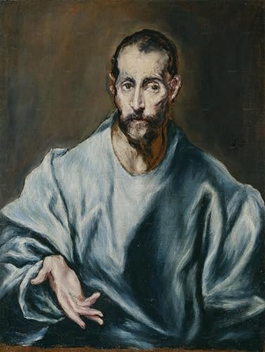 Cuadro de Santiago El Mayor por El Greco, lienzo de 60x90cm ideal para salones y despachos