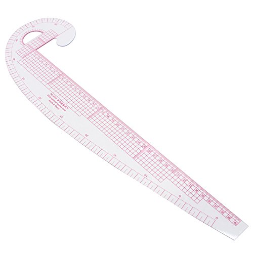 XSM Tenue en Plastique Règle de Mesure Courbe française métrique Règle de Mesure Mesure Calibre Règle Modèle Artisanat Outil de Couture pour la Couture Tailleur Cover