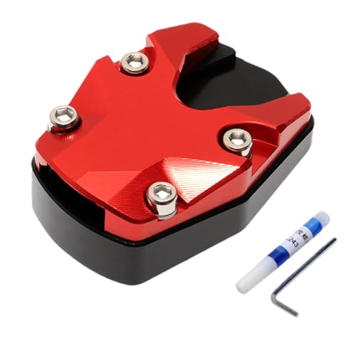 Accesorio antihundimiento para motocicleta y placa de soporte lateral