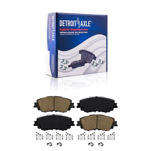 Image of Detroit Axle - Front Brake Pads for Toyota Camry Avalon C-HR Corolla Cross