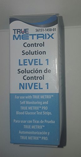 Control Solution Level 1 for TRUE Metrix Meter (1 Each) by TRUE Metrix