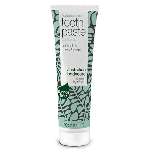 Dentifricio senza fluoruro – riduce la placca, protegge le gengive e fornisce un respiro fresco a lungo. Cura dentale delicata ma efficace