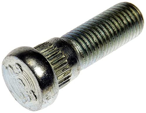 Dorman 610-253 M12-1.50 Serrated Wheel Stud - 14.10 mm Knurl, 38.5 mm Length Compatible with Select Models, 10 Pack (Made in USA)