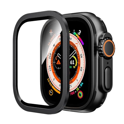 COJOC Apple Watch Ultra 2 / Ultra XN[veN^[ 49mm HDKX + `^t[ [IWiێ] [^b`ZVeBu] iwatch UltrapyʕیtB ubN