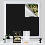 PandaTOP 100 % Verdunkelungsrollo, 300 x 145 cm, passend für jede Fenstergröße und -form, ultimative Dunkelheit – totale Lichtblockierung, energieeffizient, Sichtschutz, einfache Installation