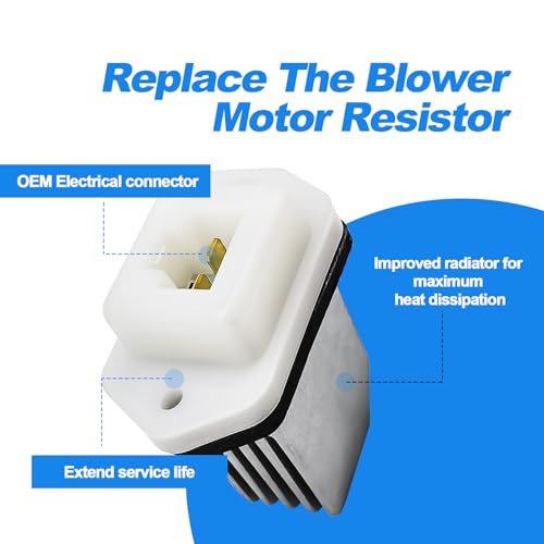 Image of HVAC Blower Motor Resistor Replace 277614BA0A, 27761-70T03, Compatible with Titan, Pathfinder, Sentra, Rogue, Maxima, G20, JX35, QX4, Q45,QX60, NV1500 AC Blower Control Module