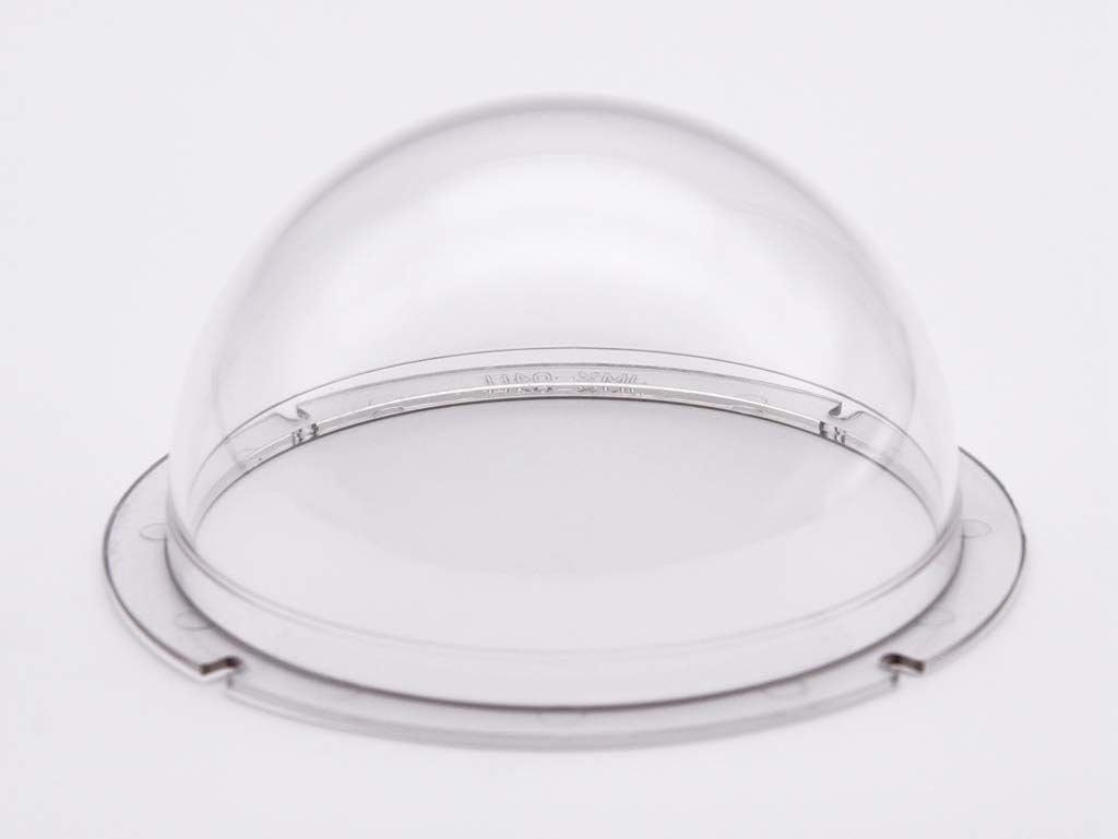 JMX Acrylic/PC CCTV Replacement Clear Camera Dome Cover Security Camera Housing Pet Dog Fence Window Skylight Window (4 Inches H: 2.244", Transparent)