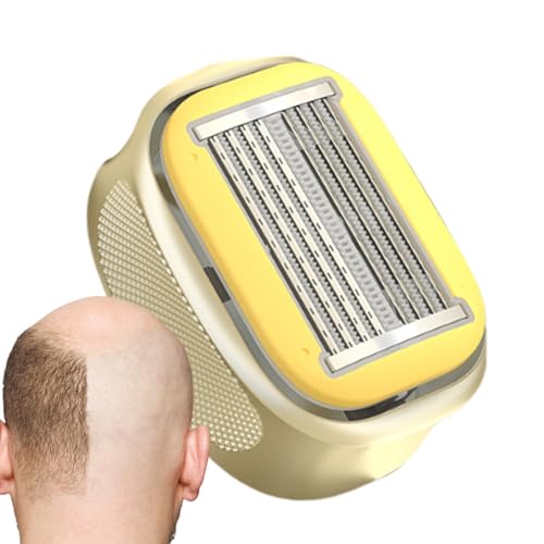 Afeitadoras para cabeza calva para hombres - Afeitadora manual para cabeza calva | Herramienta de aseo portátil para casa de viaje por la mañana diario padre mayor