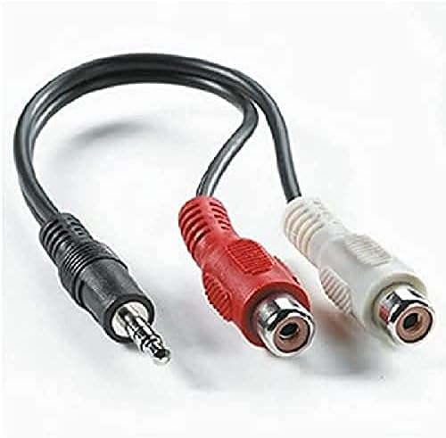 ROLINE 3.5 mm (ST)/RCA (2 x BU) Cable, 0.2 m, multicoloured, 0,2m