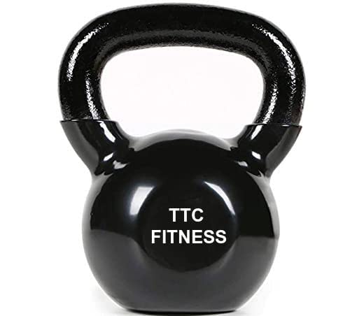 Buy TTC Fitness Vinyl Coated Solid Kettlebell for Home Gym, 24 Kg