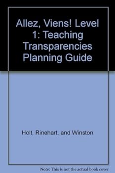 Paperback Allez, Viens! Level 1: Teaching Transparencies Planning Guide Book
