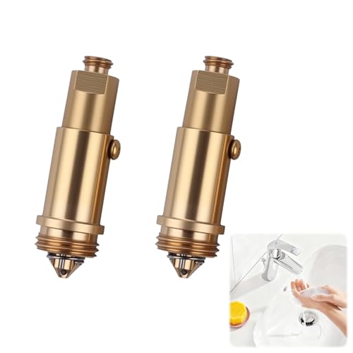 Lot De 2 Bondes À Ressort en Laiton pour Bonde De Baignoire Pop Up Click Clack, Haute Qualité Rebondissant Drain Bouchons Remplacement, pour Bonde Clic Clac...