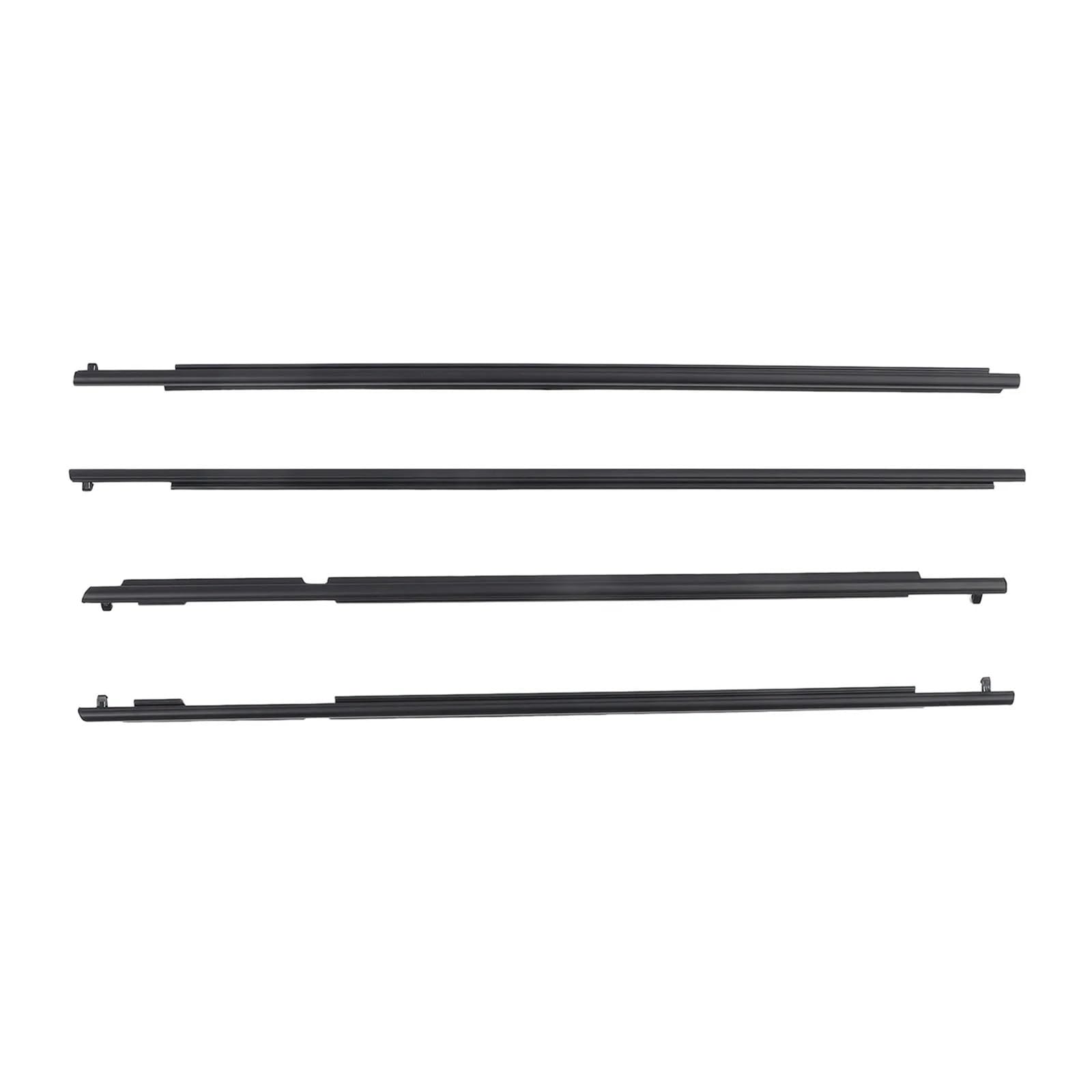 Nhabxgds One Color Fit For Cruiser Prado 150 Series 2010-2020 Car Door Moulding Set 75711‑60072 Window Weatherstrip Sealing Belt