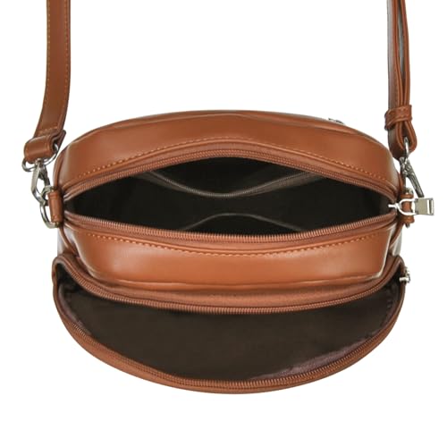 Sport Theme Crossbody Purse Vegan Leather Shoulder Bag for Women, Functional Handbag with Adjustable Strap for Game Day 5
