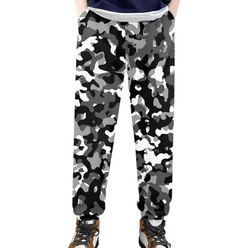 Cumagical Kids' Casual Joggers Pants Elastic Waist Breathable Active Wear for Boys & Girls3