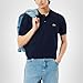 Lacoste Men's Classic Fit L.12.12 Light Piqué Polo Shirt, Navy Blue, Large