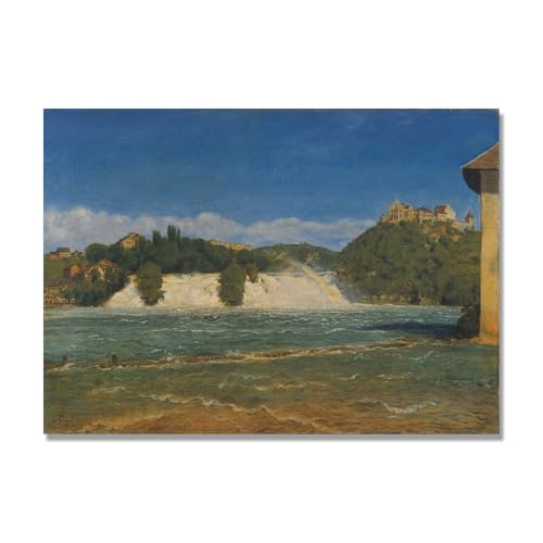 Tableau sur toile Hans Thoma art romantique allemand pour décoration rustique 50x70cm