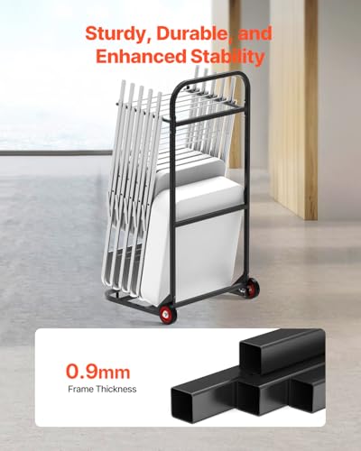 Chariot pour 10 chaises pliantes suspendues à structure 45 kg