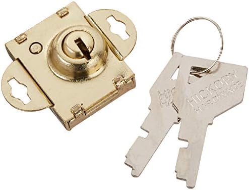 First Watch Security 1319 Mailbox Lock Polished Brass Finish, 1 Count (Pack of 1)