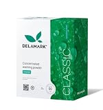 DELAMARK Skoncentrowany proszek do prania, uniwersalny do białych i kolorowych tkanin, usuwanie plam, głębokie czyszczenie, delikatna formuła, bez intensywnego zapachu, 3 kg