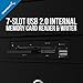 SABRENT 74 in 1 3.5 Inch Internal Flash Media Card Reader/Writer with USB Port (CR-USNT)