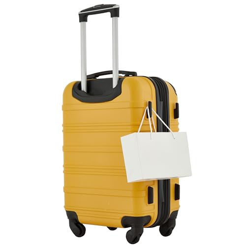 Image of Travelers Club Phoenix Luggage, Gold Rod, 22-Inch Carry-On