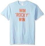 Trevco Men's Rocky Win T-Shirt, Light Blue, Large