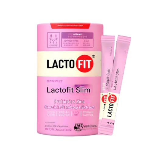 Lacto-Fit 1 Pack (2g x 60 Sticks) - Korean Inner Beauty & Wellness Mix - Convenient On-The-Go Powder Sticks for Women -