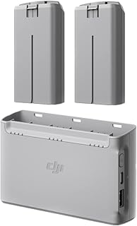 Original DJI Mavic Mini 2 Two-Way Charging Hub and Two Pack Mini 2 Intelligent Flight Batteries, for DJI Mini 2 and Mini SE Drone Only