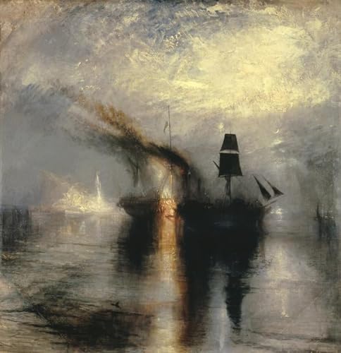 Tableau Toile Turner Enterrement de la paix pour sublimer un grand salon
