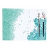🍲【Alta Resistencia al Calor】El aislamiento efectivo de salvamanteles manteles individuales de mesa puede alcanzar los 176 ° F (80 ℃) y puede proteger bien su mesa de comedor, proteger su mesa de escaldar. Se puede enrollar para almacenar,ahorrar espacio, crear un ambiente de comedor feliz para sus familias.