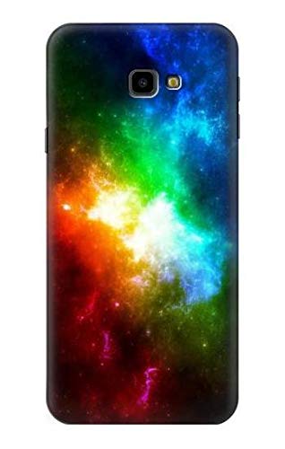 Colorful Rainbow Space Galaxy Case Cover For Samsung Galaxy J4+ (2018), J4 Plus (2018)