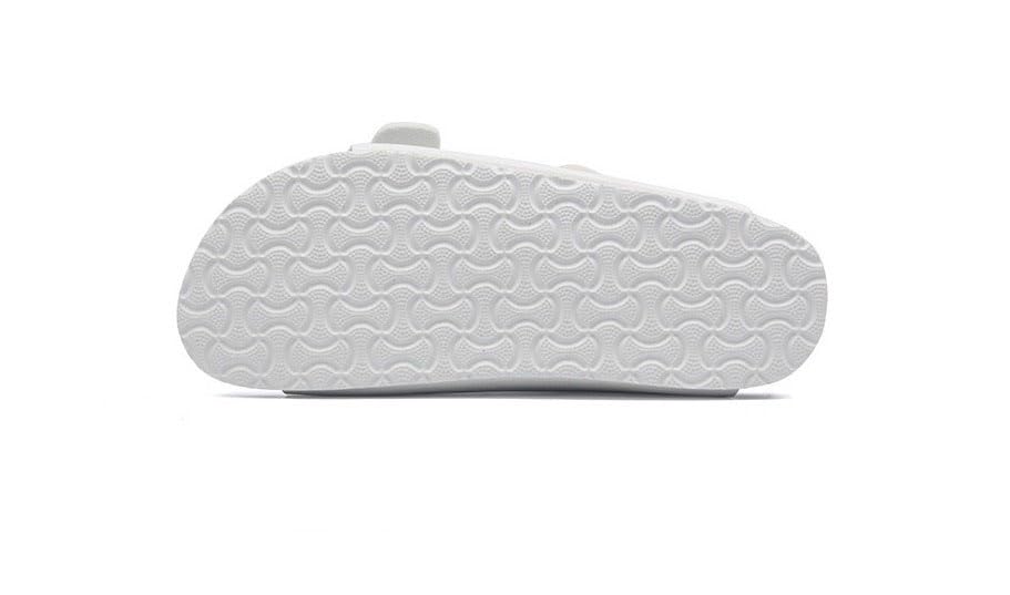 Cartoon Style Leather Cork Footbed Slide Sandal, Adjustable Buckle Slippers Comfortable Summer Beach Sandals Unisex Cute Footwear4