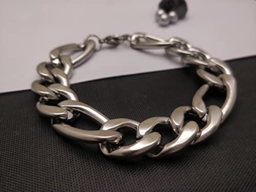 Image of Cuban Chain Link Gold Plated Alloy Bracelet for men