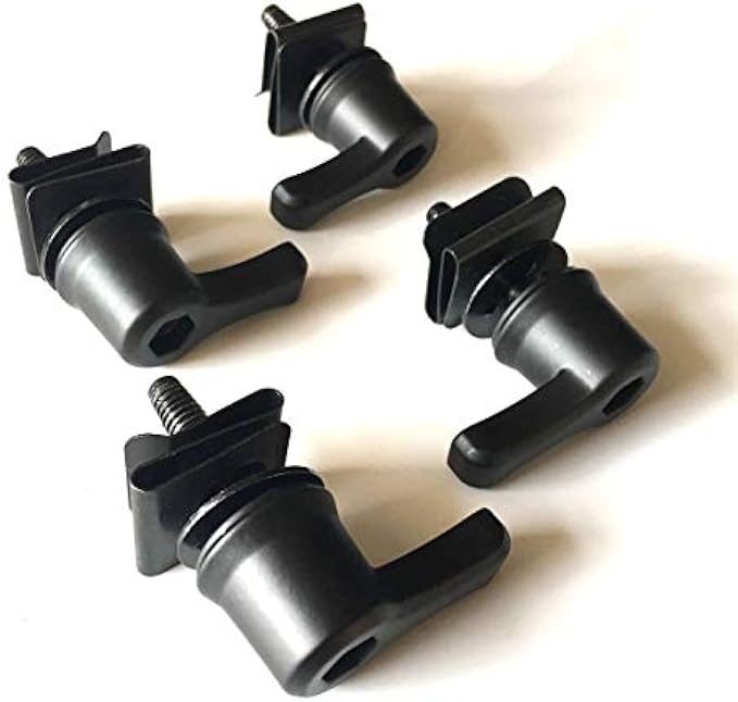 Saddlebag Lever Lock Fastener Bolt Nut Mounting Security Hardware Theft Deterrent System Twist Block For Harley Davidson Touring CVO Road Street Glide Ultra Electra RoadKing Heritage Softail Black