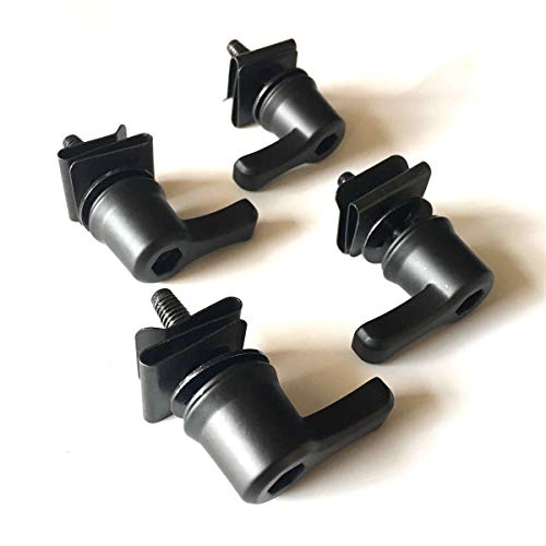 Saddlebag Lever Lock Bolts Nuts Mounting Kit fit Harley Davidson 2001-2018 Black