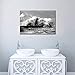 Biuteawal - Black and White Wall Art Lighthouse in The Storm Canvas Print Ocean Wave Picture Painting for Home Office Living Room Decoration Gallery Wrapped Ready to Hang