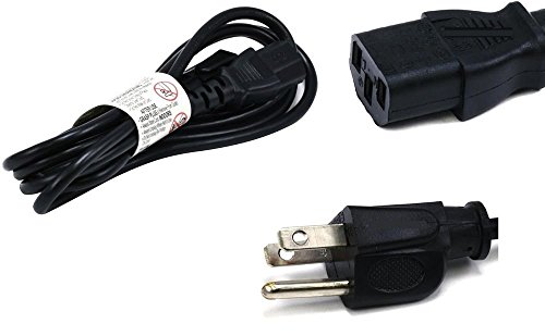 [UL Listed] Black GJS Gourmet Universal Replacement Power Cord for Pressure Cookers, Rice Cookers, Soy Milk Makers, and Other Kitchen Appliances