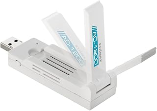 EDiMAX Wi-Fi 5 802.11ac AC1200, Dual-Band 2.4/5GHz Adapter for PC, Wireless AC USB 3.0 Adapter Dongle w/ Foldaway Antenna, Up to 867Mbps Fast Transfer, Win11 Plug-n-Play, Mac OS, Linux, EW7822UAC