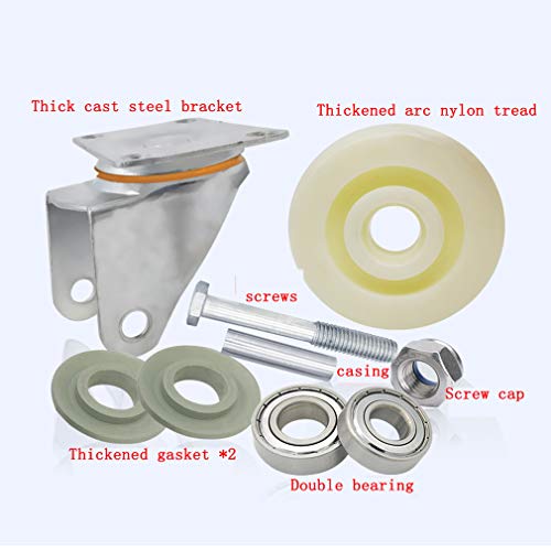 Roues directionnelles avec freins pour stabiliser vos petits chariots instables - 8