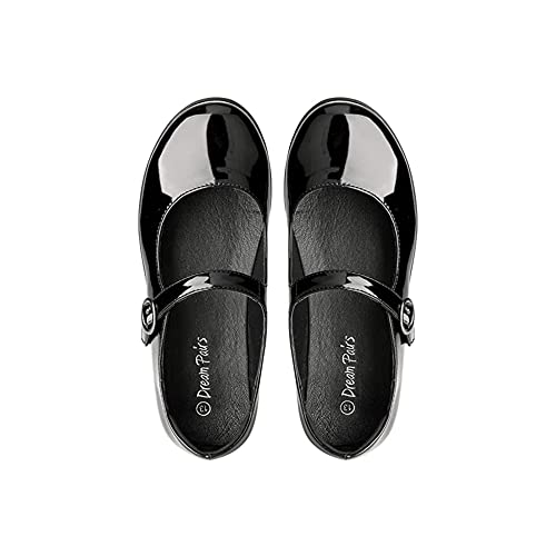 Dream Pairs Girls Mary Jane Flats School Uniform Dress Shoes,Size 1 Little Kid,Black/Patent/Pu,Kfl217 thumb #7