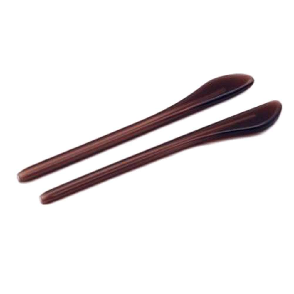 RJGFDSAPO Eyeglass Replacement Arm Legs, Eyeglass Temple End Tips Dark Brown 1.5mm x 70mm 2 Pairs For Thin Metal Legs